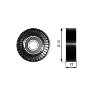 Galoppino/guidacinghia Cinghia Poly V Gates T36252 Drivealign® per Mercedes Benz