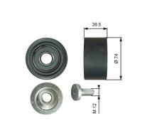 GATES T36285 Galoppino/Guidacinghia, Cinghia Poly-V per RENAULT TRUCKS,VOLVO