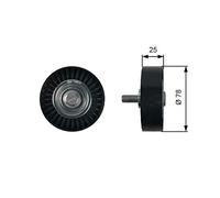 GATES T36412 Galoppino guidacinghia cinghia Poly-V