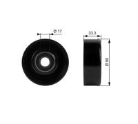 GATES T38033 Galoppino guidacinghia cinghia Poly-V 90mm per CHRYSLER VIPER