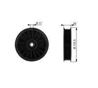 GATES T38034 Galoppino/Guidacinghia, Cinghia Poly-V per CHRYSLER,DODGE,JEEP,PLYM
