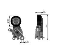 GATES T38209 Tendicinghia, Cinghia Poly-V per AUDI,SEAT,SKODA,VW