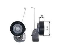 GATES T38495 Tendicinghia, Cinghia Poly-V per LAND ROVER,VOLVO