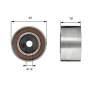 GATES T38709 Rullo tenditore, Cinghia Poly-V per MAN