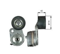 GATES T38718 Tendicinghia, Cinghia Poly-V per MAN,NEOPLAN