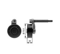 GATES T39000 Rullo tenditore cinghia Poly-V