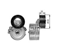 GATES T39033 Rullo tenditore cinghia Poly-V Rullo tendicinghia Puleggia tendicinghia Rullo tenditore cinghia