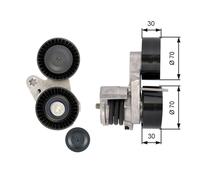 GATES T39114 Tendicinghia, Cinghia Poly-V per BMW