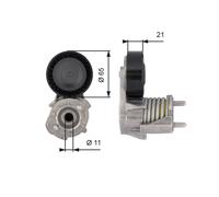 GATES T39118 Tendicinghia, Cinghia Poly-V per FORD,VOLVO