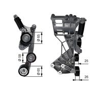 GATES T39136 Tendicinghia, Cinghia Poly-V per MERCEDES-BENZ