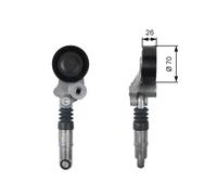 GATES T39158 Tendicinghia, Cinghia Poly-V per MERCEDES-BENZ