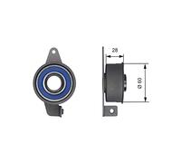 GATES T41144 Rullo tenditore cinghia dentata Puleggia tendicinghia distribuzione Rullo tenditore cinghia distribuzione Rullo tenditore distribuzione