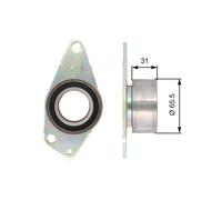 GATES T42090 Galoppino/Guidacinghia, Cinghia dentata per RENAULT,VOLVO