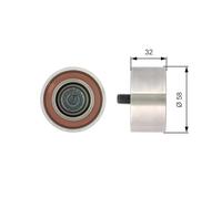 GATES T42141 Galoppino/Guidacinghia Cinghia dentata