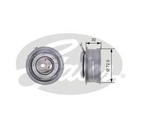 GATES T43010 Rullo tenditore cinghia dentata