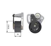 GATES T43107 Rullo tenditore cinghia dentata