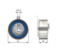 GATES T43152 Tensioner