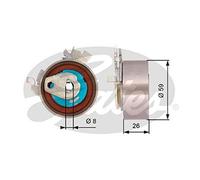 Gates Rullo tenditore cinghia dentata T43154 per Daewoo, Opel, Chevrolet