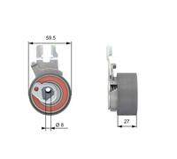 GATES T43173 Rullo tenditore, Cinghia dentata per FORD,VOLVO,VOLVO ASIA