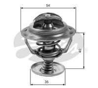 GATES Termostato Refrigerante 82°C Per Ford Ka FORD USA Taurus Berlina