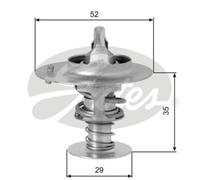 GATES Termostato Refrigerante 82°C per Honda Jazz II Civic V Hatchback