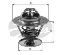 GATES Termostato Refrigerante 83°C Per Hyundai Accent I S Coupe Lantra II Wagon