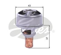 GATES Termostato Refrigerante 83°C Per Renault Estafette TH01483