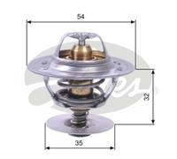GATES Termostato Refrigerante 87°C per VW Passat Variant Touran Jetta II