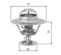 Termostato Refrigerante Gates TH00782G1 per Ford Nissan Peugeot VW Hyundai Kia