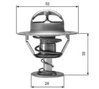 GATES TH04382G1 Termostato motore per TOYOTA Altezza (E1) per MAZDA RX 7 II (FC)