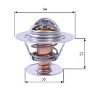 04747 Termostato, Refrigerante adatto a Opel (FEBI).