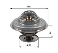 GATES TH11687G1 Termostato, refrigerante per BENTLEY,BMW,VOLVO