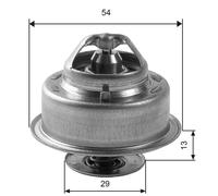 GATES TH14488G1 Termostato motore per VOLVO 240 Kombi (P245) 940 Kombi (945)