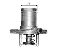 Termostato con alloggiamento TH15289G1 GATES per RENAULT CLIO II CLIO I KANGOO