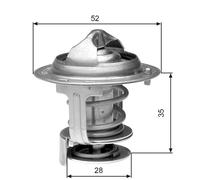 GATES TH29478G1 Termostato, refrigerante per DAIHATSU,PIAGGIO