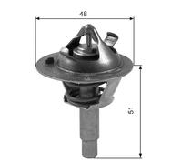 GATES TH38490G1 Termostato, refrigerante per MERCEDES-BENZ