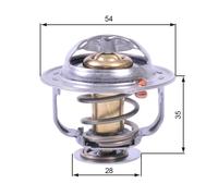 GATES TH43880G1 Termostato, refrigerante per CHEVROLET,DAEWOO,OPEL,VAUXHALL