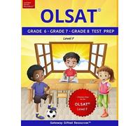 Gateway Gifted Resour OLSAT Grade 6, Grade 7, Grade 8 Test Prep Leve (Tascabile)