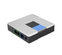 Gateway VoIP Sbloccato, PAP2T NA PAP2T 2 Porte Adattatore Telefonico Internet con Cavo di Rete, per PAP2T, Supporto Protocollo SIP V2 (EU)