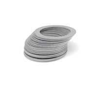 GatherTOOL 10/20 / 50pcs * Spessore 0,5 mm M7-M20. Rondella Piatta in Acciaio Inox Guarnizione Ultra Sottile Guarnizione ad Alta precisione Regolazione di precisione Guarnizione Sottile Shim SUS304.