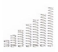 GatherTOOL 10 Pz/set Filo Diametro 1.5mm 304 Acciaio Inox Molla di Compressione, Ritorno Molla Acciaio Diametro Esterno 8 ~ 25mm (Lunghezza: 45mm, Diametro esterno: 10mm)