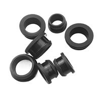 GatherTOOL 10 Pz/Set Nero Gomma di Silicone Snap-on Passacavo Spina Bung Cavo di Cablaggio Proteggere Bush 2-30mm (Size : A 8.5mm(Hole 6mm))