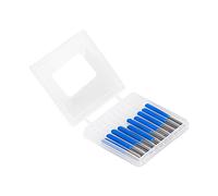 GatherTOOL 10pcs / Set. PCB 3D. Incisione Bit 10/15/20/25 Gradi V Shape Carving Bits Tibby 0,1-0.7mm Carburo di tungsteno PCB 3D. Fresatura (Dimensions : 10PCS degree20X0.5mm)