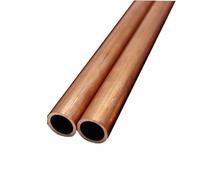 GatherTOOL 2 pz/Set Tubo di Rame Diametro Esterno 8/8.5/9/ 9.5/10/ 10.5/11/ 12/13/ 14mm Lunghezza 300mm Hollow Dritto Rotondo Sottile Cooper Tubo Tubazioni (Size : 300mm, Color : OD 13 x ID 9mm)