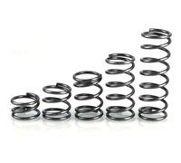 GatherTOOL 5 Pz/set Diametro Del Filo 2.5mm Pressione Piastra Primavera, Diametro Esterno 12-29mm Rilascio Primavera Ritorno Primavera Compressa (Lunghezza: 50mm (5PCS), Diametro esterno: 27mm)