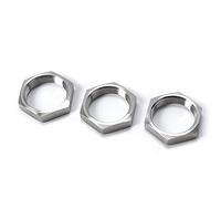 GatherTOOL 5 Pz/Set Esagonale Dado di Bloccaggio Raccordo M8 M10 M12 M14 M16 M18 M20 M22 M24 M25 M27 M30 Passo 1 1.5mm Metrico Femmina in Acciaio Inox 304 (Size : M18x1mm(S22 H4))