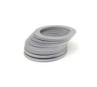 GatherTOOL 50 Pz M12 * 16mm in Acciaio Inox Rondella Sottile Guarnizione di Regolazione di Alta Precisione Spessore Ultra Sottile 0.1/0.2/0.3/0.5/0.8mm (Size : 12x16x0.2, Color : 50pcs)