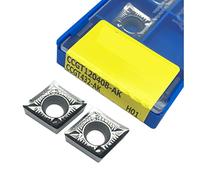 GatherTOOL CCGT060204 CCGT09T302 09T304 09T308 AK H01 CCGT120402-AK H01 CCGT 120404 120408 Nuovo Inserto CNC. Lama di Alluminio in Metallo Duro (Angle : CCGT120408-AK H01, Insert Width(mm) : 20pcs)