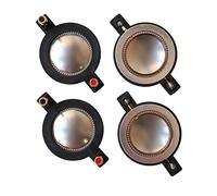 GatherTOOL Componenti Attivi Altoparlante 4pcs for Mackie DC10 / 1701 8OHM Diaframma Tweeter SRM450 c300Z. Driver di Corno 8ohm 44,4mm (Color : White Film CCAW)
