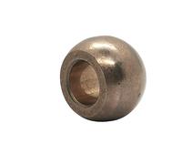 GatherTOOL Rame Lega di Ferro 10mm Foro Cuscinetto sferico Boccola 20mm Sfera Lavatrice Ventola elettrica Motore Bronzo Sfera in Acciaio Bush